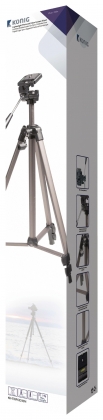 Camera/Video Statief Pan & Tilt 134 cm Zwart/Zilver