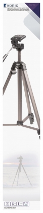 Camera/Video Statief Pan & Tilt 134 cm Zwart/Zilver