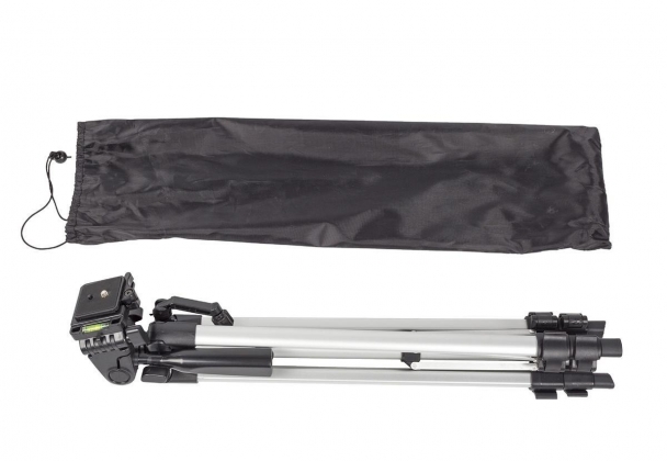 Camera/Video Statief Pan & Tilt 134 cm Zwart/Zilver