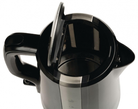 Elektrische Waterkoker 2200 W 1.7 l Zwart/Zilver