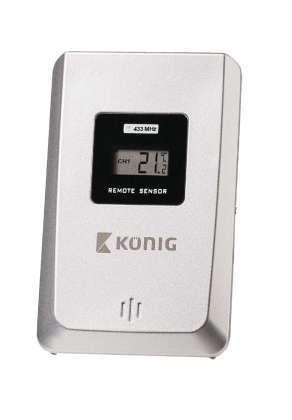 Weerstation Binnen en Buiten Zwart/Zilver