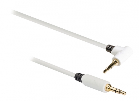 Stereo Audiokabel 3.5 mm Male - 3.5 mm Male 0.50 m Wit