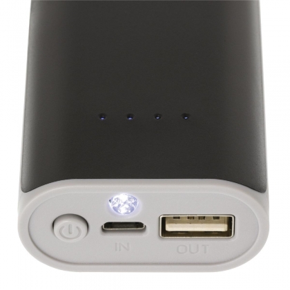 Draagbare Powerbank Lithium-Ion 5000 mAh USB Zwart