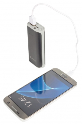 Draagbare Powerbank Lithium-Ion 5000 mAh USB Zwart