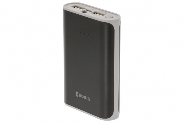 Draagbare Powerbank Lithium-Ion 7500 mAh USB Zwart