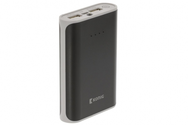 Draagbare Powerbank Lithium-Ion 7500 mAh USB Zwart
