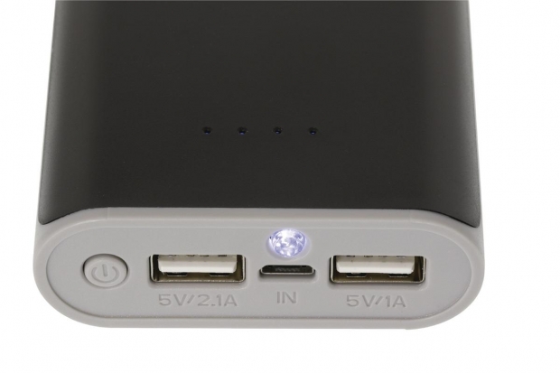 Draagbare Powerbank Lithium-Ion 7500 mAh USB Zwart