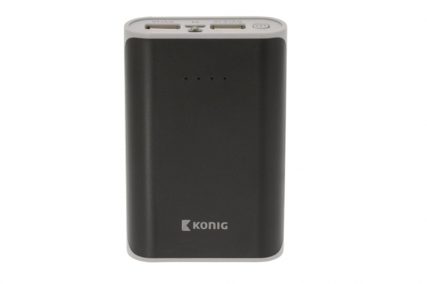 Draagbare Powerbank Lithium-Ion 7500 mAh USB Zwart