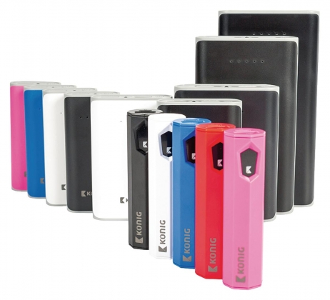 Draagbare Powerbank Lithium-Ion 7500 mAh USB Zwart
