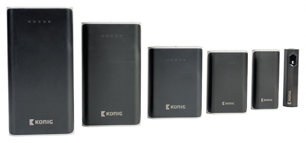 Draagbare Powerbank Lithium-Ion 7500 mAh USB Zwart