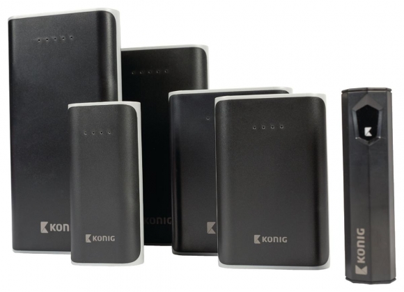 Draagbare Powerbank Lithium-Ion 7500 mAh USB Zwart