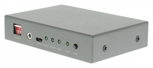 HDMI Splitter HDMI-Ingang - 2x HDMI-Uitgang Donkergrijs