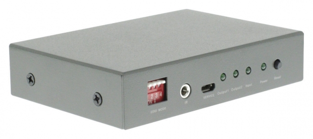 HDMI Splitter HDMI-Ingang - 2x HDMI-Uitgang Donkergrijs
