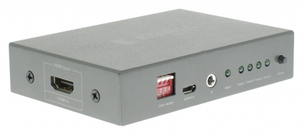 4-Poorts HDMI-Splitter Donkergrijs