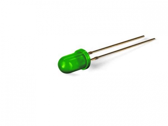 5mm standaard LED lamp groen diffuus