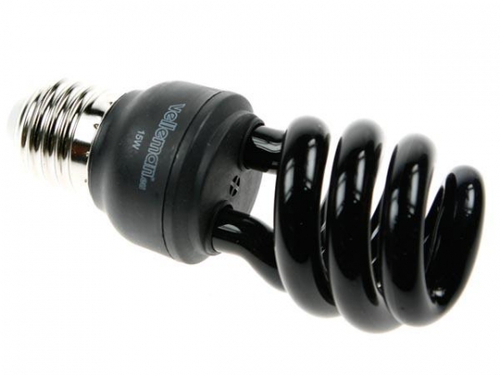 MINI T3 SPIRAALVORMIGE SPAARLAMP - 15 W - 240 V - E27 - UV A