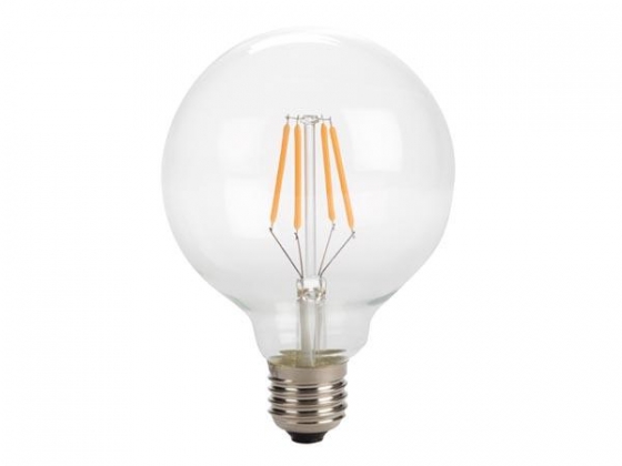 RETRO LED-GLOBELAMP G95 4W E27 WARMWIT