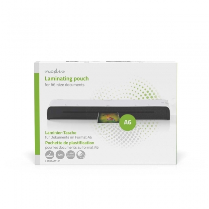 Lamineerhoes | A6 | Dikte: 100 µm | Verpakt per: 100 Stuks | PET | Transparant