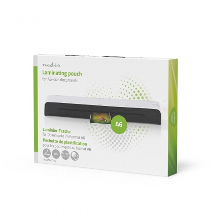Lamineerhoes | A6 | Dikte: 100 µm | Verpakt per: 100 Stuks | PET | Transparant