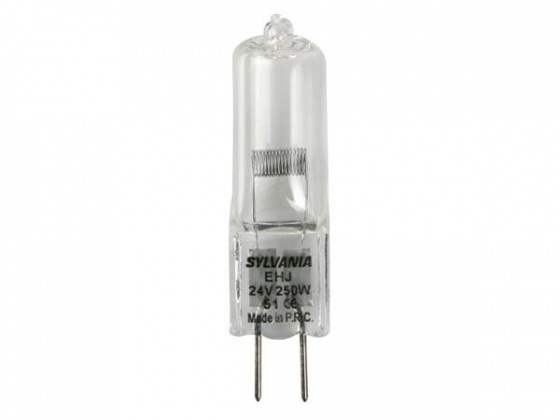 HALOGEENLAMP SYLVANIA, 250W / 24V, EHJ G6.35 - 3400K - 50h