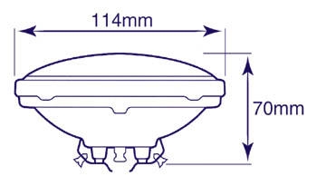 PAR36 30W / 6.4V