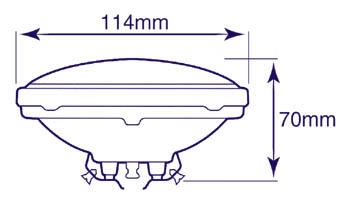 PAR36 LAMP  30W / 6.4V