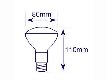 GEKLEURDE DISCO LAMP - GEEL 60W
