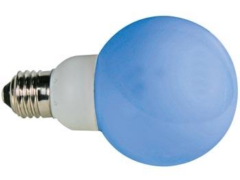 BLAUWE LEDLAMP - E27 - 230VAC - 20 LEDS