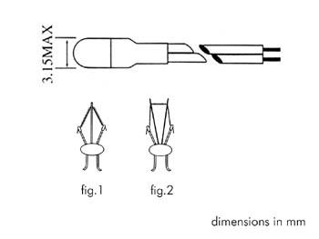 3mm MINI LAMP 8V / 60mA