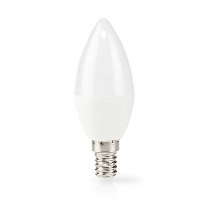 LED-Lamp E14 | Kaars | 4.9 W | 470 lm | 2700 K | Warm Wit | Frosted | 3 Stuks