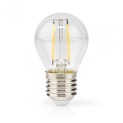 LED-Filamentlamp E27 | G45 | 2 W | 250 lm | 2700 K | Warm Wit | Retrostijl | 1 Stuks