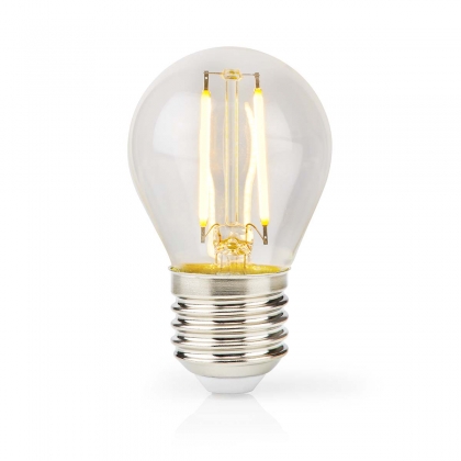 LED-Filamentlamp E27 | G45 | 2 W | 250 lm | 2700 K | Warm Wit | Retrostijl | 1 Stuks