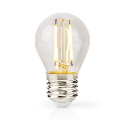 LED-Filamentlamp E27 | G45 | 4.5 W | 470 lm | 2700 K | Dimbaar | Warm Wit | Retrostijl | 1 Stuks