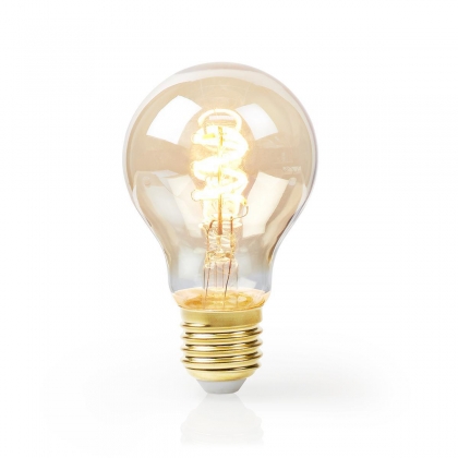 LED-Filamentlamp E27 | A60 | 5 W | 250 lm | 2000 K | Met Gouden Afwerking | Retrostijl | Aantal lampen in verpakking: 1 Stuks