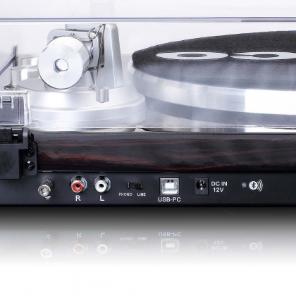 Platenspeler met Bluetooth® transmissie Donkerbruin