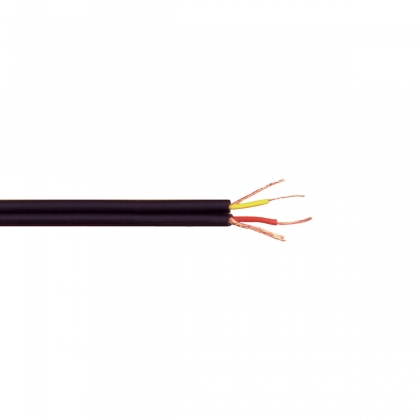Stereo Audiokabel op Haspel 2x 0.14 mm² 100 m Zwart
