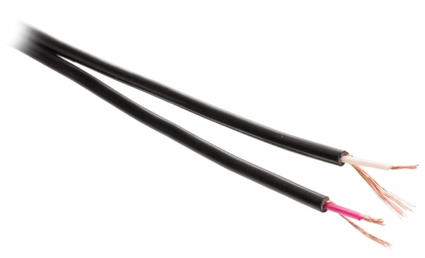 Stereo Audiokabel op Haspel 2x 0.14 mm² 100 m Zwart