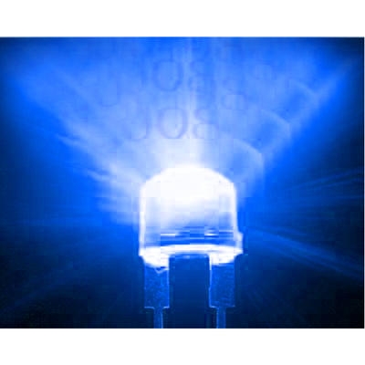 LED 3mm TRANSPARANT BLAUW