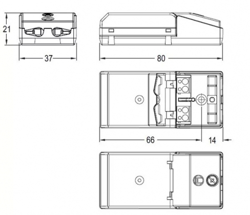 LED-DRIVER 700mA 4W TOT 10W