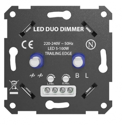 LED DuoDimmer 2 x 5 - 100 Watt