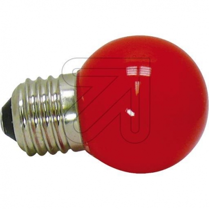 LED-lamp kogel rood 1W / E27