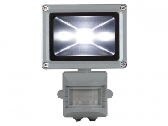 LED-SCHIJNWERPER VOOR BUITENSHUIS MET PIR-SENSOR- 10 W EPISTAR CHIP - 6500 K