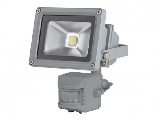 LED-SCHIJNWERPER VOOR BUITENSHUIS MET PIR-SENSOR- 10 W EPISTAR CHIP - 6500 K