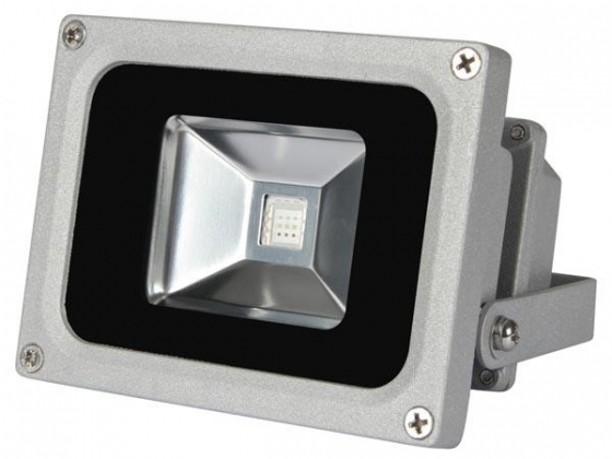 LED-SCHIJNWERPER VOOR BUITENSHUIS - 10W RGB LED-CHIP - IR-AFSTANDSBEDIENING