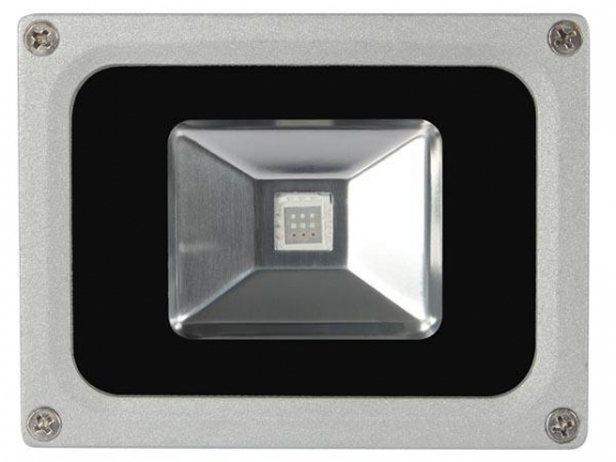 LED-SCHIJNWERPER VOOR BUITENSHUIS - 10W RGB LED-CHIP - IR-AFSTANDSBEDIENING