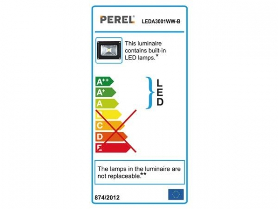 LED-SCHIJNWERPER VOOR BUITENSHUIS - 10 W EPISTAR CHIP - 3000 K