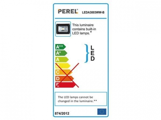 LED-SCHIJNWERPER VOOR BUITENSHUIS - 30 W EPISTAR CHIP - 3000 K