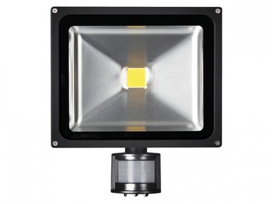 LED-SCHIJNWERPER VOOR BUITENSHUIS MET PIR-SENSOR - 30 W EPISTAR CHIP - 3000 K