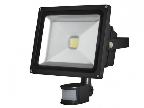 LED-SCHIJNWERPER VOOR BUITENSHUIS MET PIR-SENSOR - 30 W EPISTAR CHIP - 3000 K