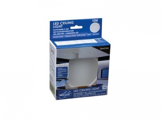 LED PLAFONDARMATUUR 10 W - ROND - NEUTRAALWIT